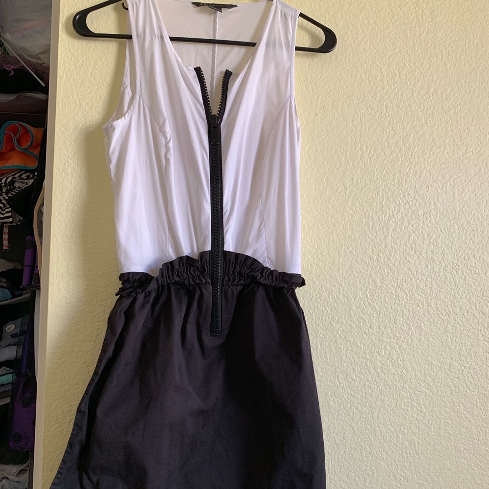 Little black and white dress, perfect for summer